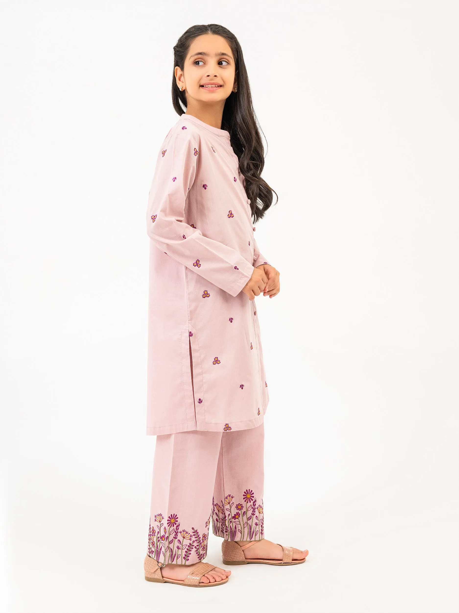 2 Piece Lawn Suit-Embroidered