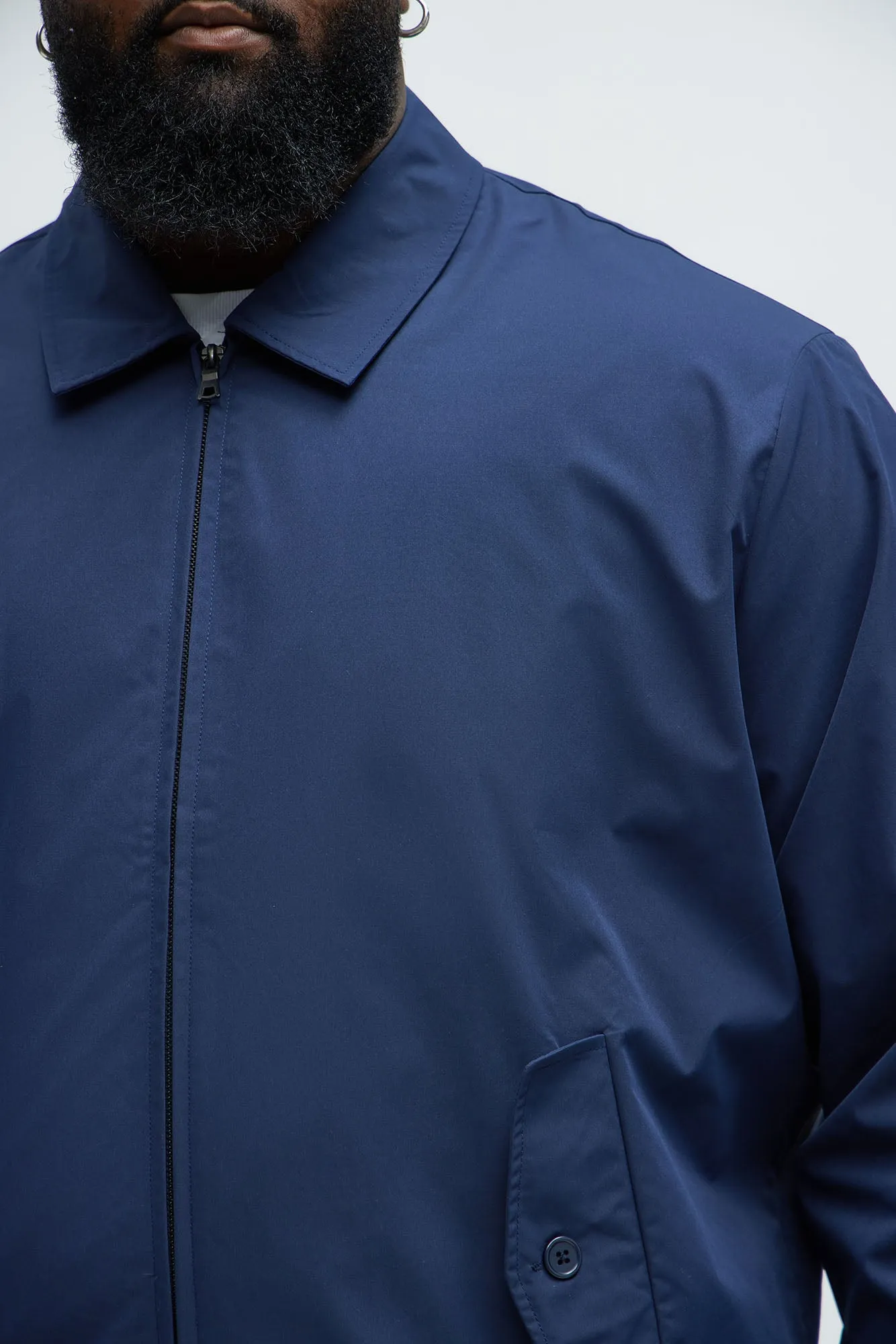 Ansel Tech Zip Jacket - Navy