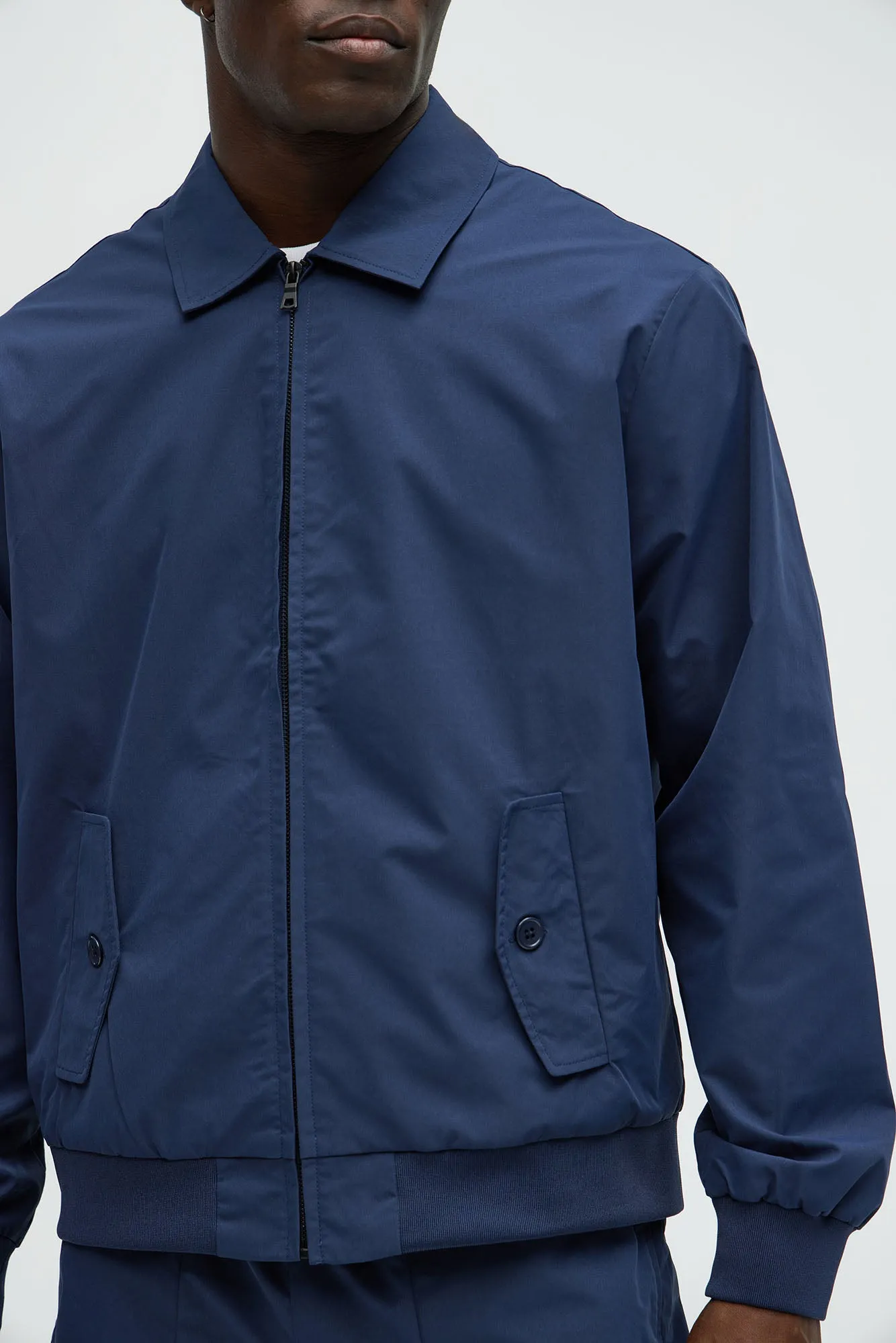 Ansel Tech Zip Jacket - Navy