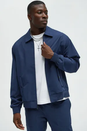 Ansel Tech Zip Jacket - Navy