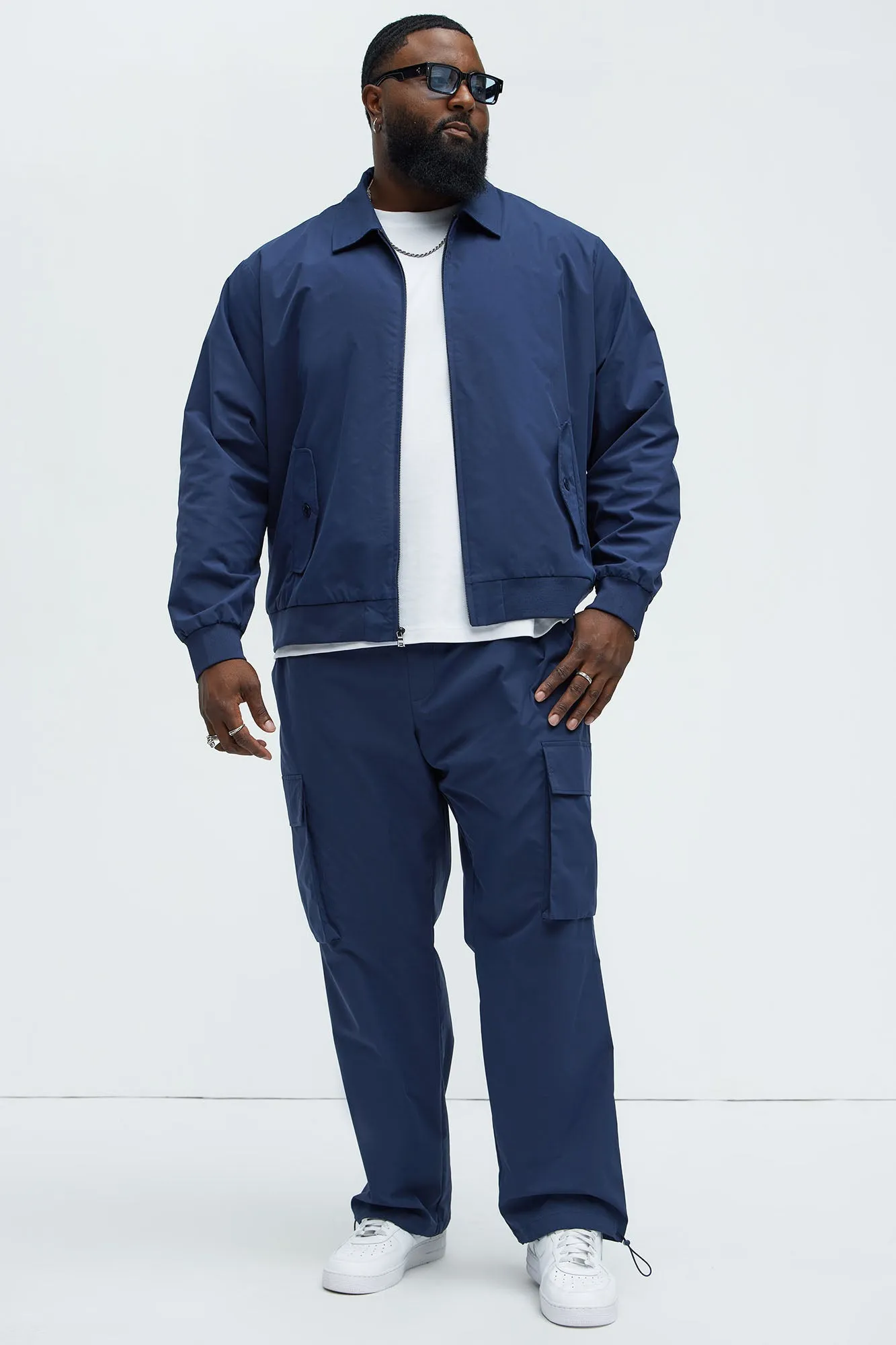 Ansel Tech Zip Jacket - Navy