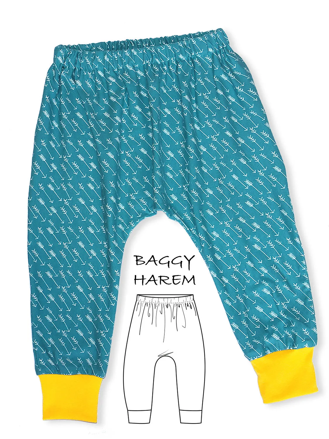 BAILEY - Baggy Pants Pattern (O-6T)