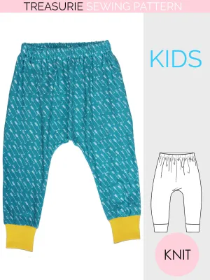 BAILEY - Baggy Pants Pattern (O-6T)