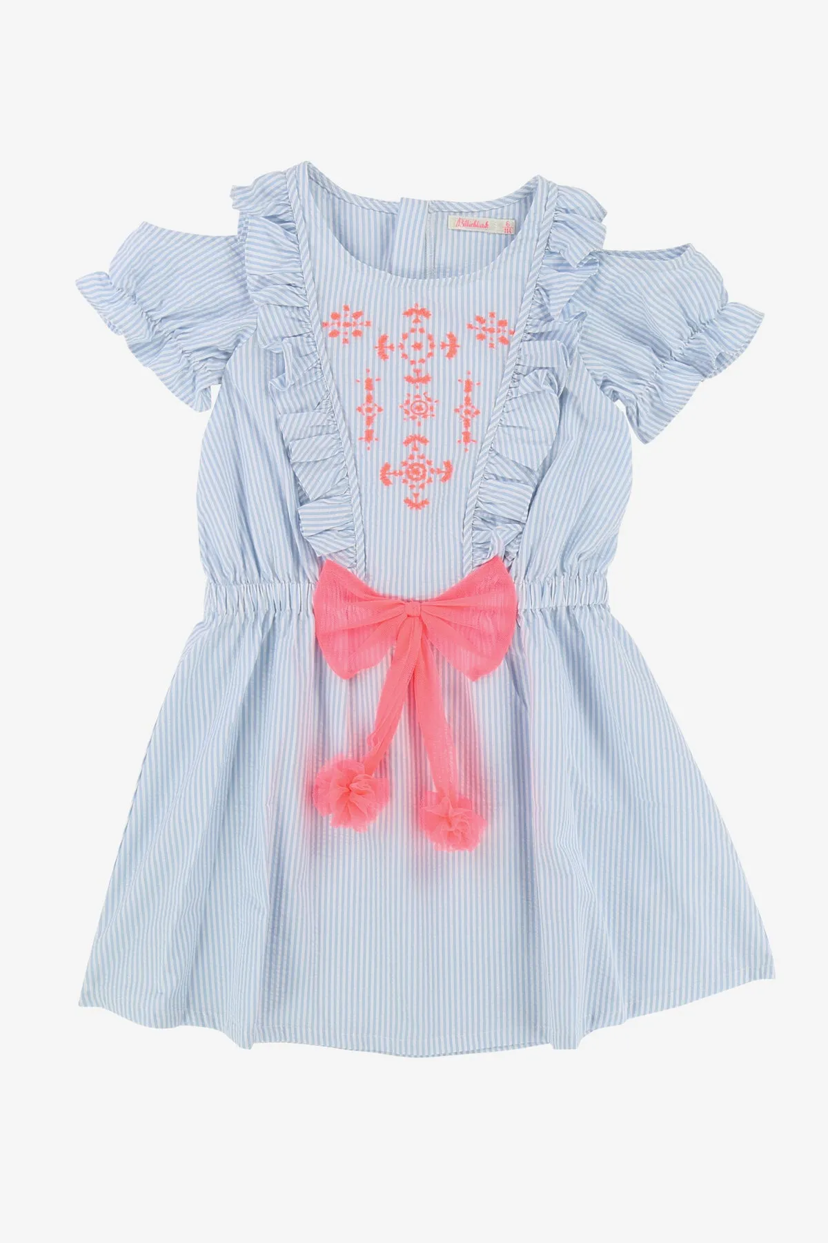 Billieblush Blue Stripe Girls Dress