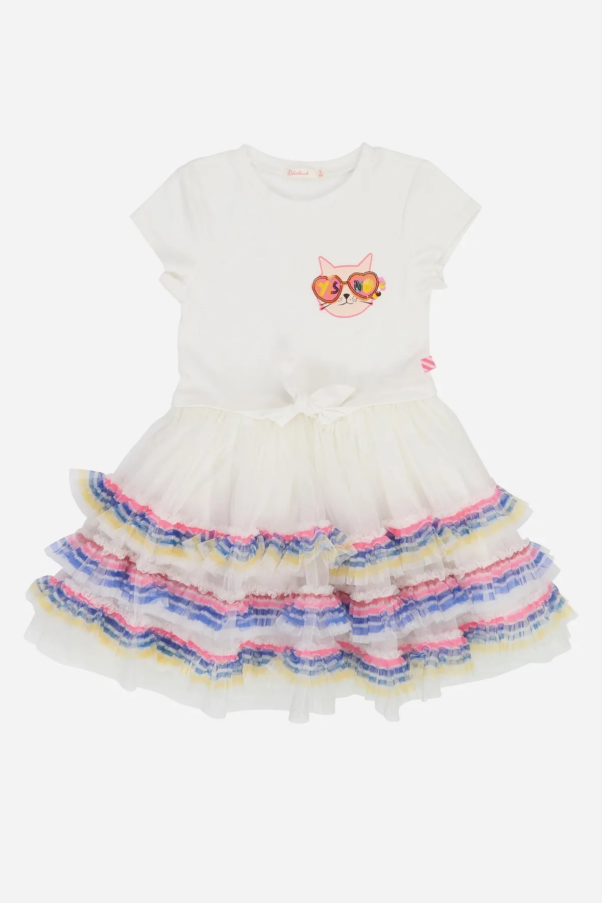 Billieblush Kitty Cat Tulle Girls Dress