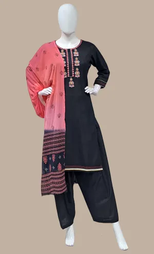 Black Embroidered Salwar