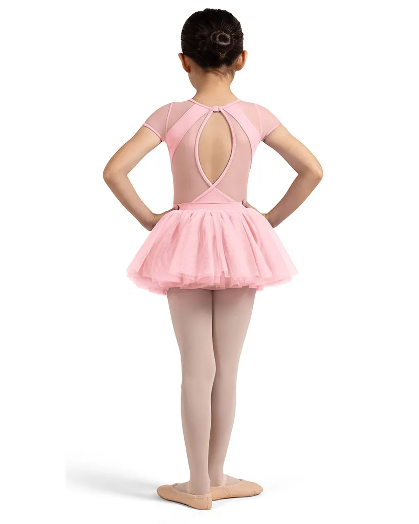 Bloch Tulip High Neck Mesh Embroidered Tutu Ballet Dress - CL4232 Girls