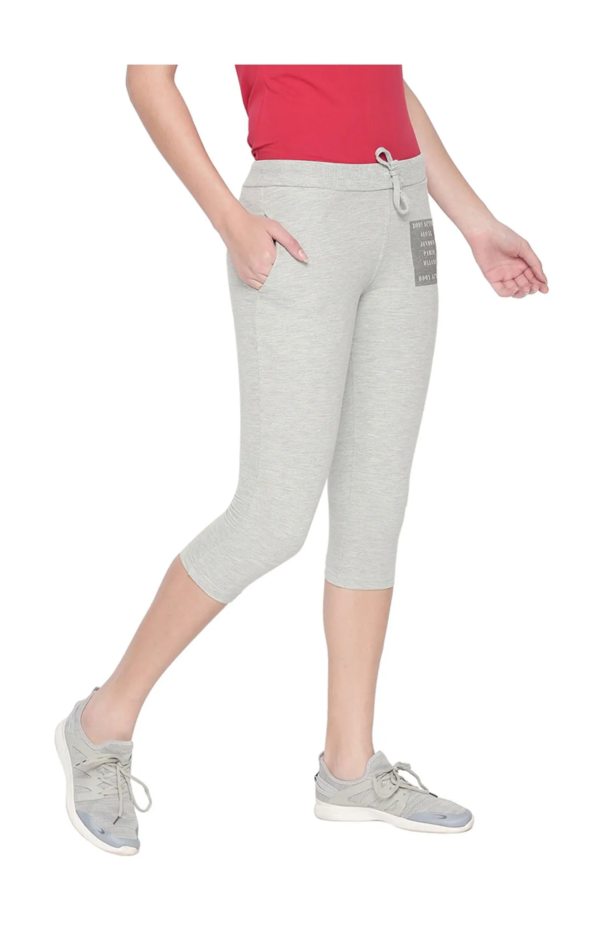 Bodyactive Women Capris-LC5-GRML