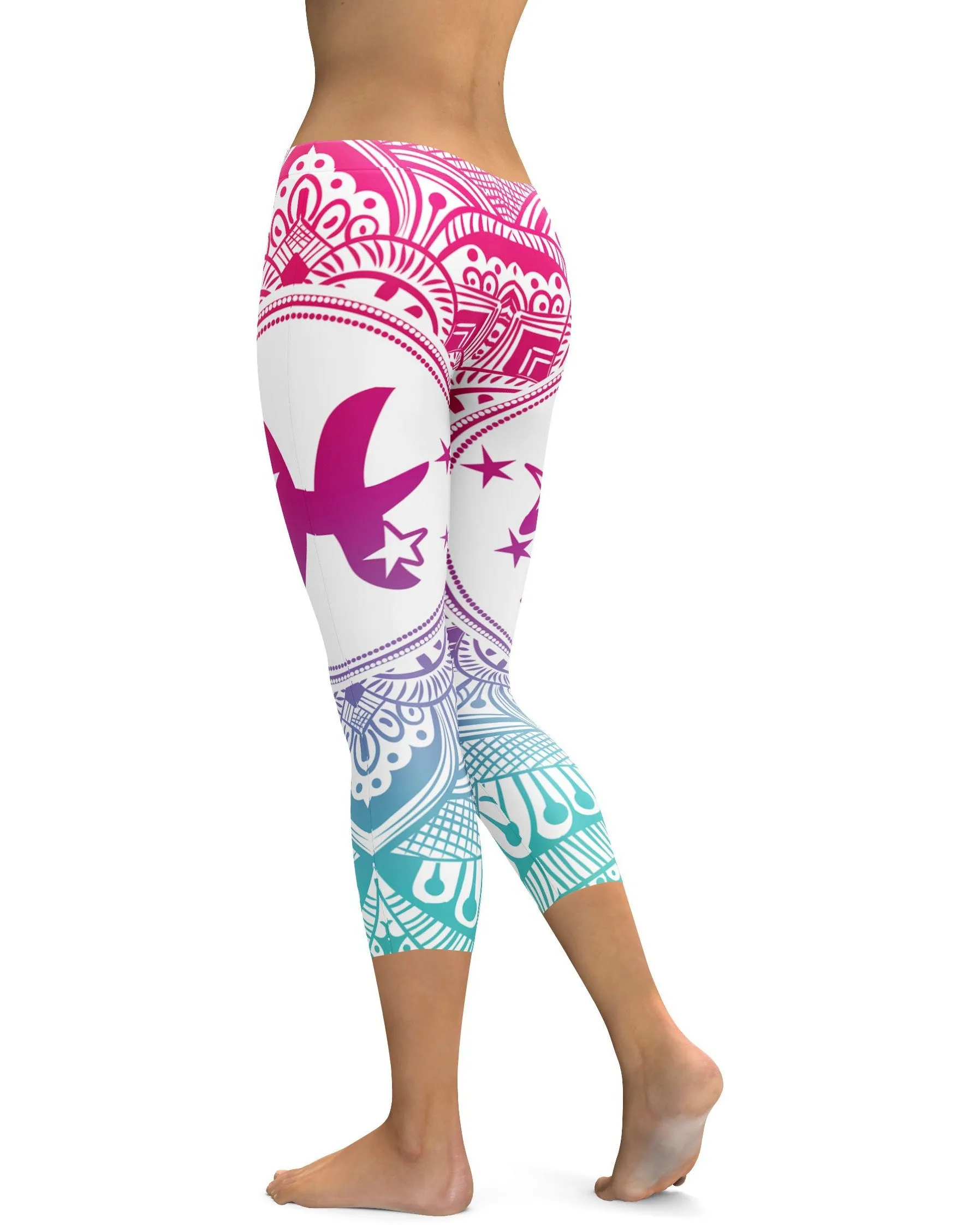 Bright Pisces Capris