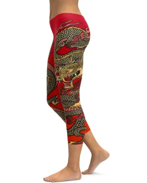 Chinese Dragon Capris