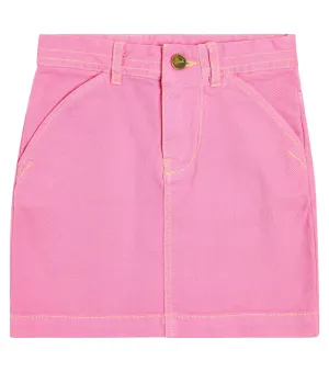 Denim skirt la jupe de nimes Jacquemus Enfant, pink