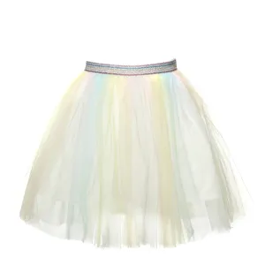 Doe a Dear Yellow, Pink and Blue Ombre Tulle Tutu Skirt