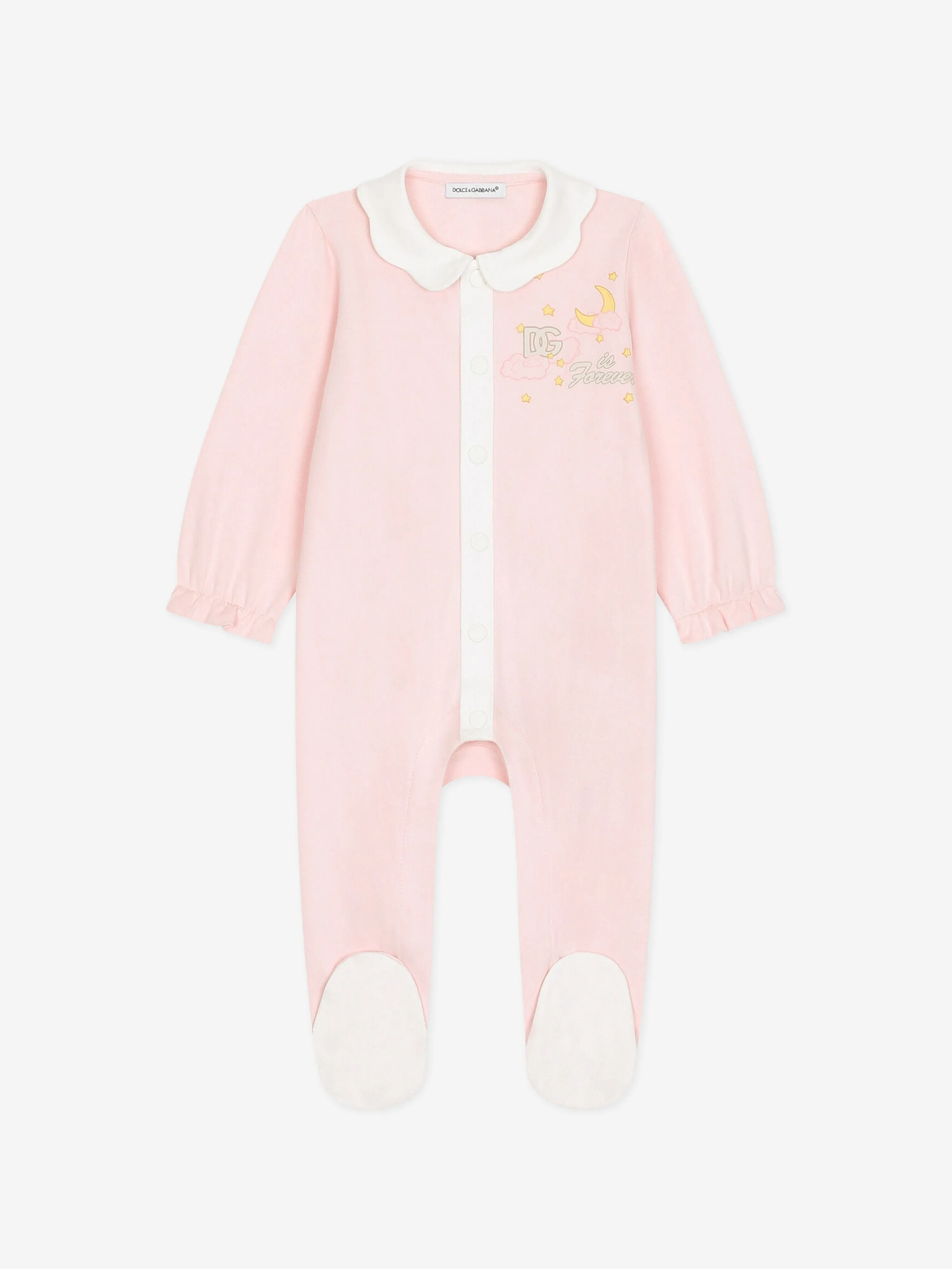 Dolce & Gabbana Baby Girls Babygrow Gift Set in Pink