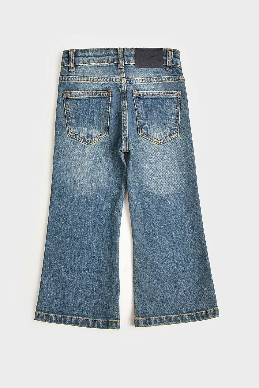 Duty Blue Flared Jeans