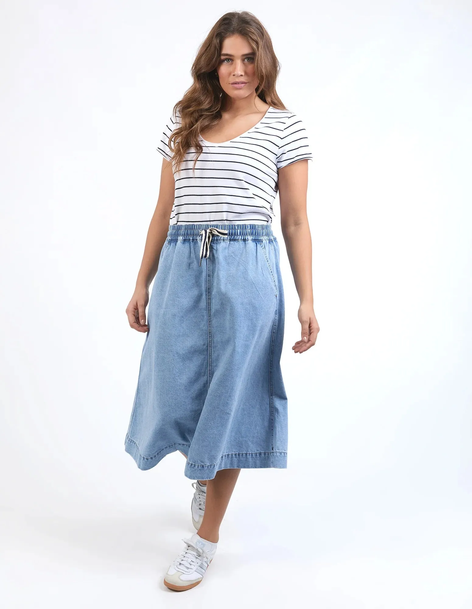 Elm Greta Denim Skirt