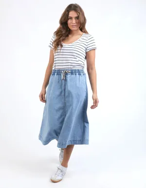 Elm Greta Denim Skirt