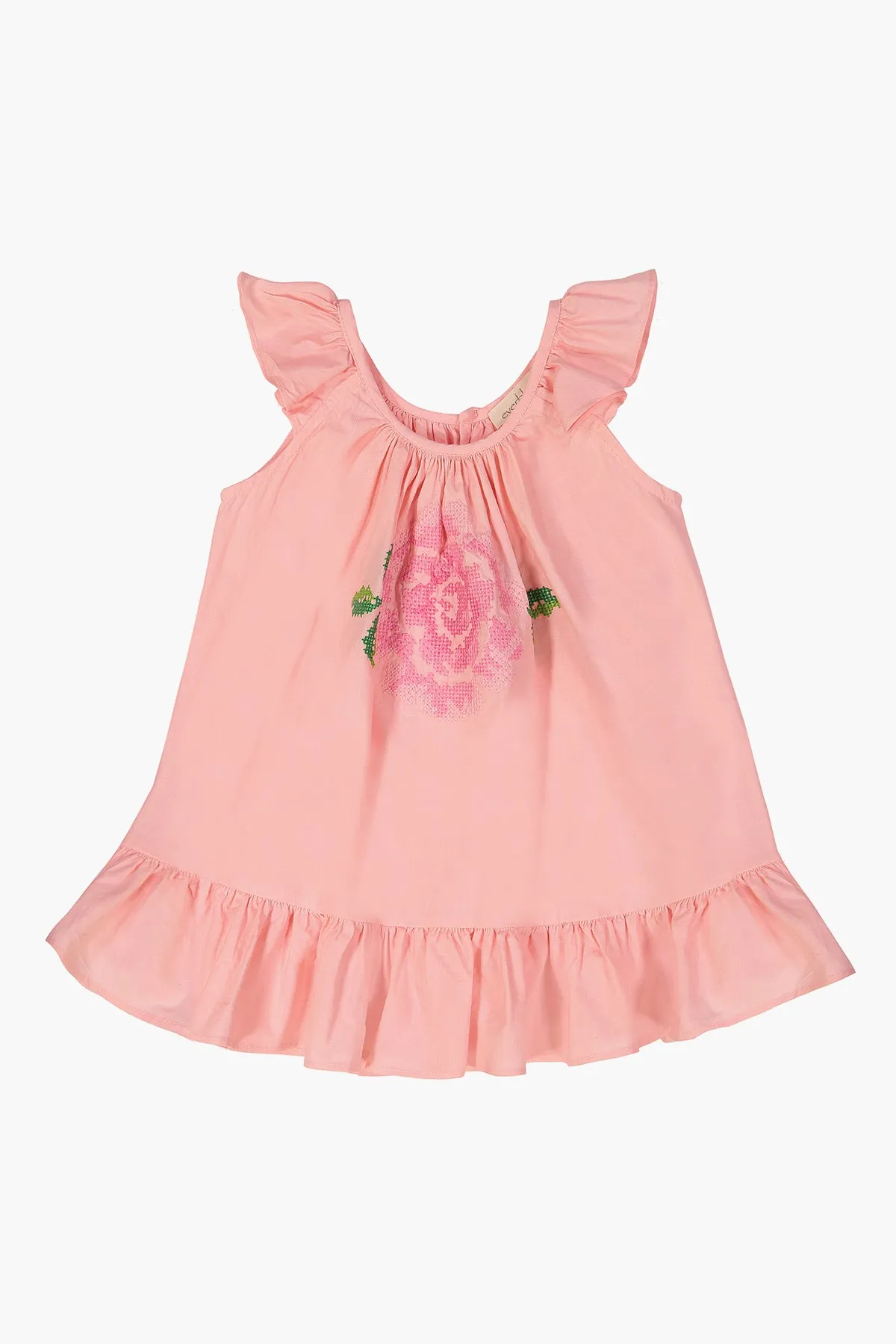 Everbloom Pippa Baby Girls Dress Set - Peach