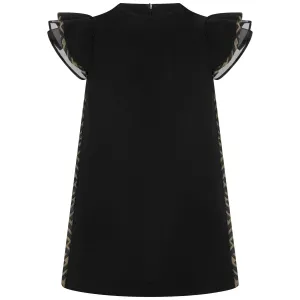 Fendi Girls Black FF Logo Dress