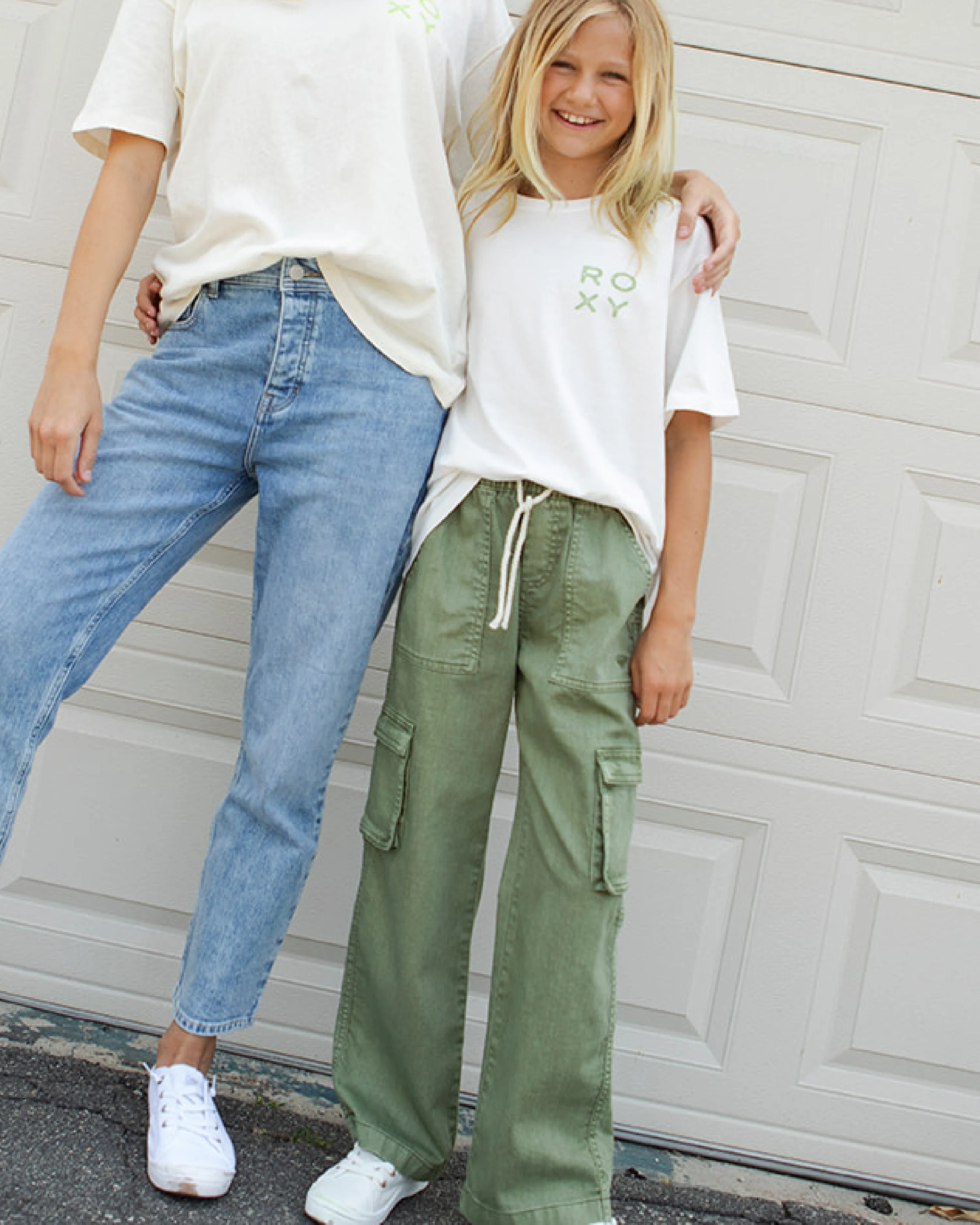 Girls 7-16 Precious Cargo Pants - Oil Green