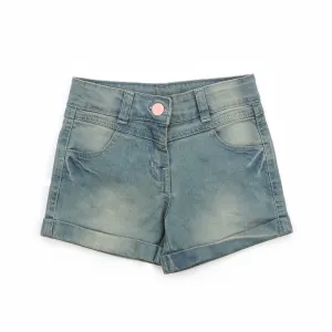 Girls Blue Denim Shorts