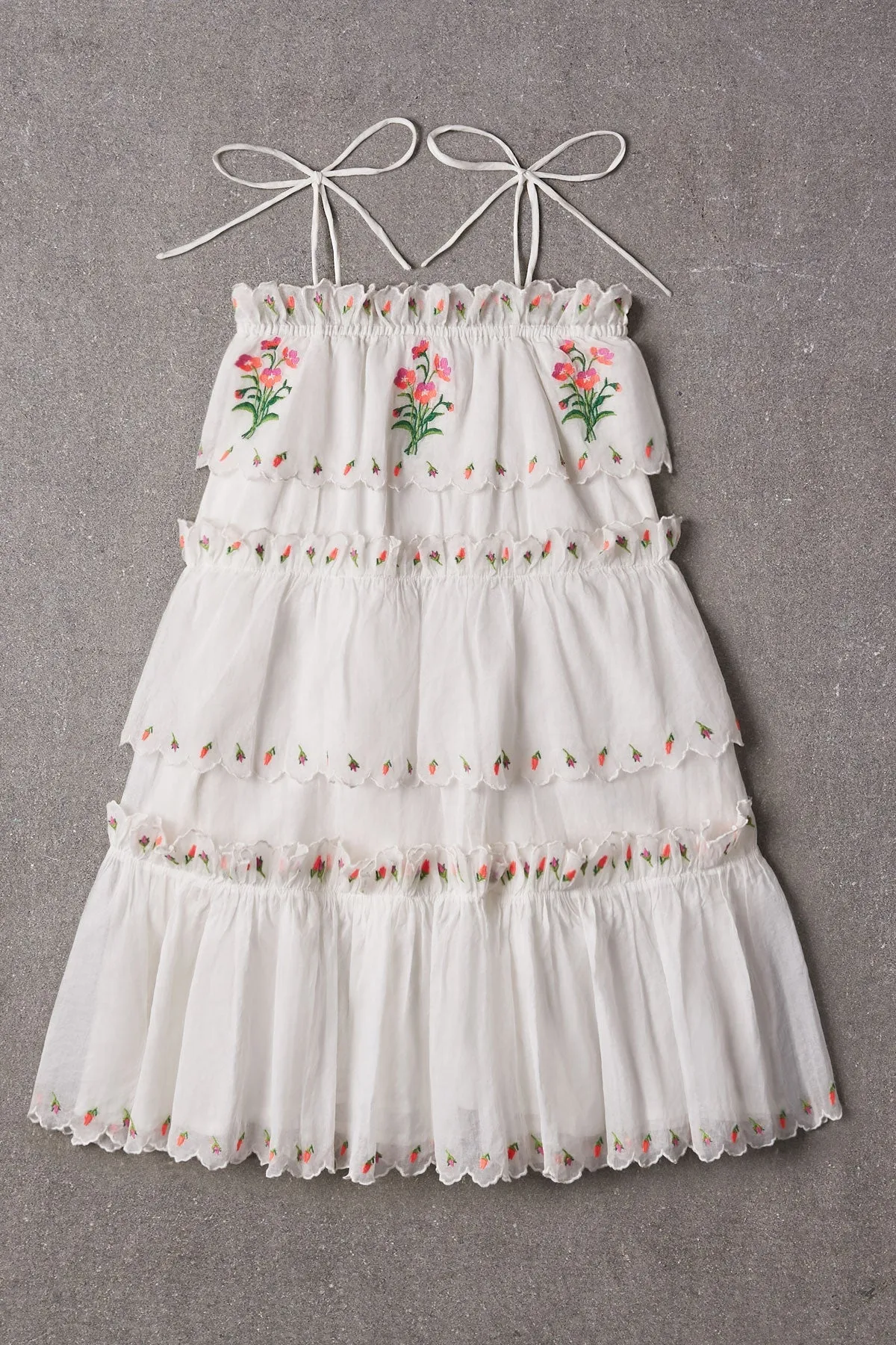 Girls Dress Nellystella Luna - Bright White