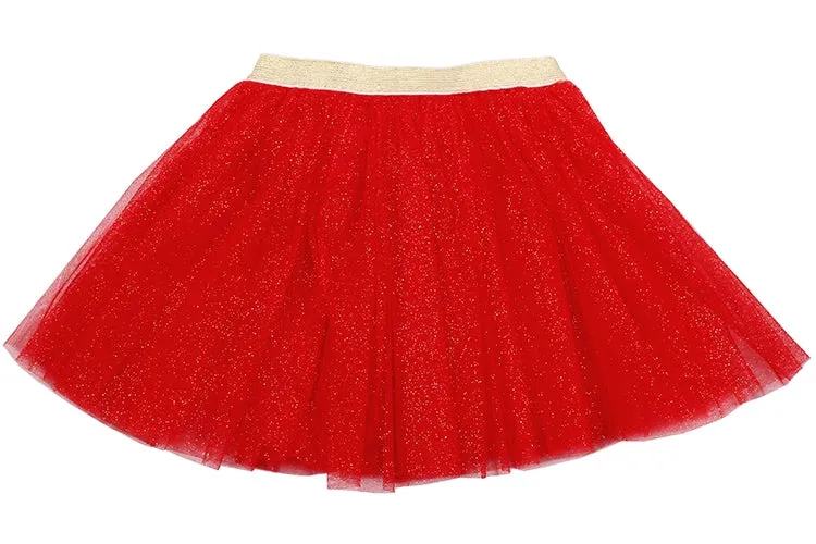 Girls Red Sparkle Tutu