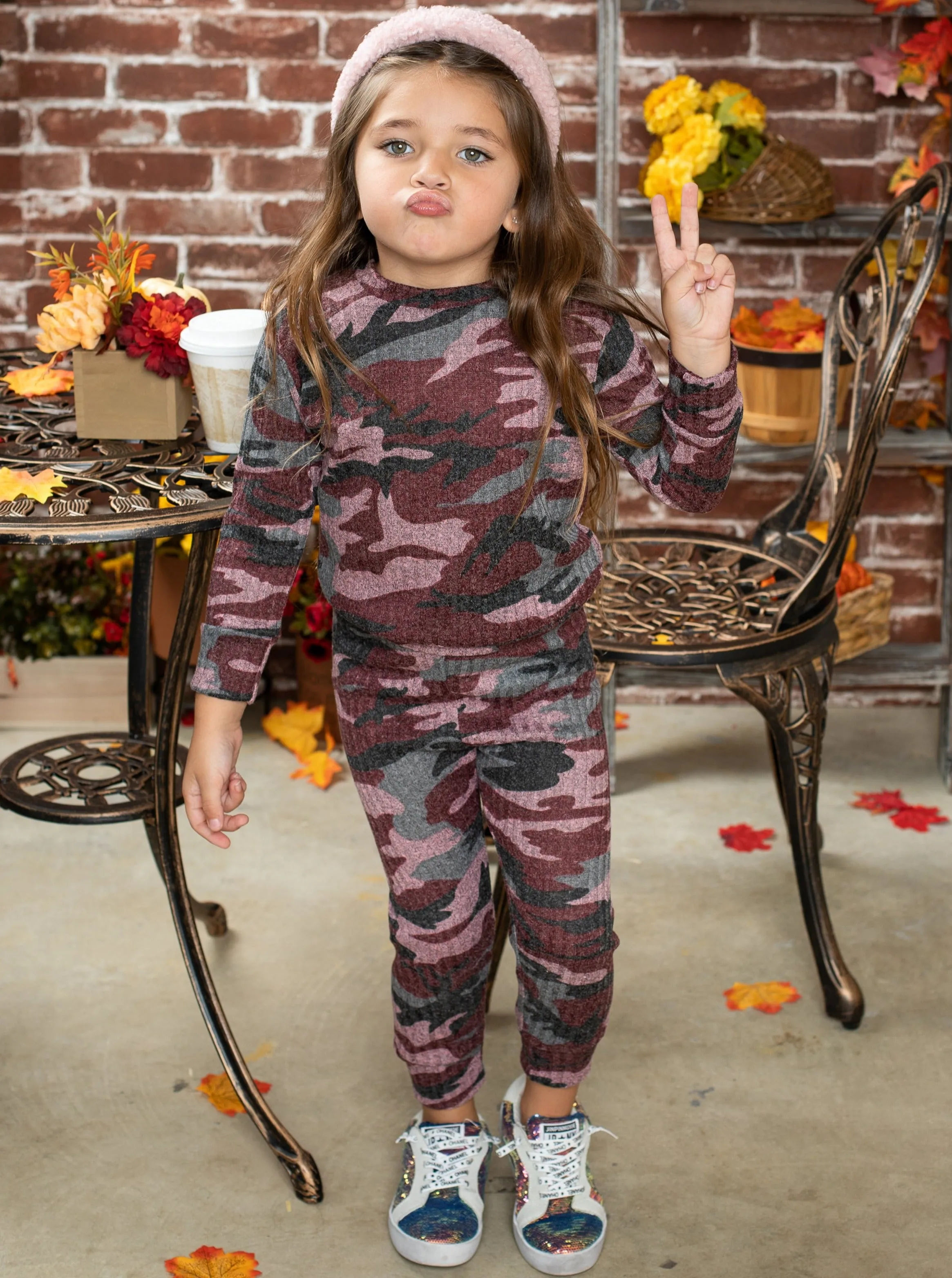 Hide and Seek Camo Jogger Set