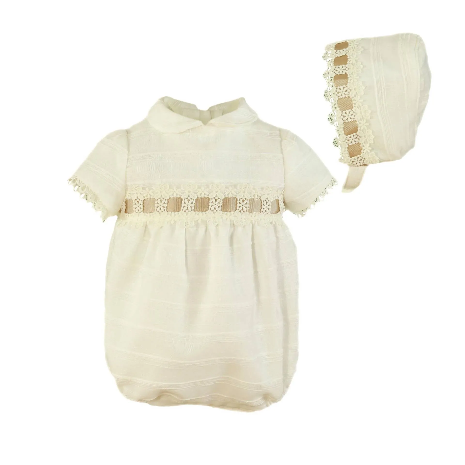 Ivory Linen Onesie