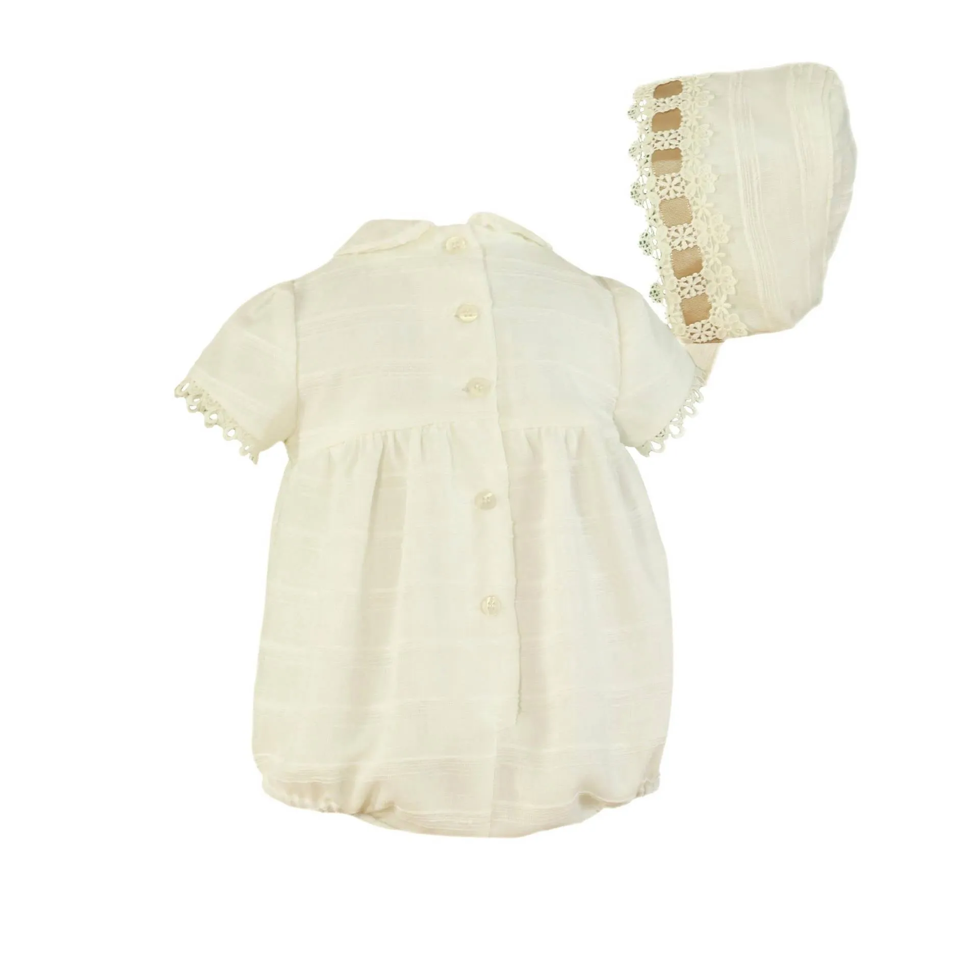 Ivory Linen Onesie