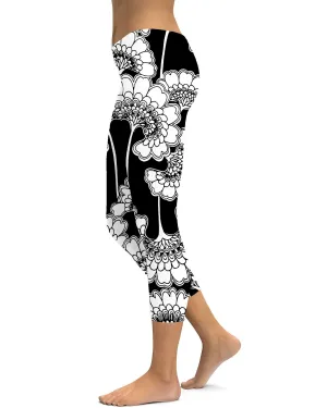 Japanese Floral Capris