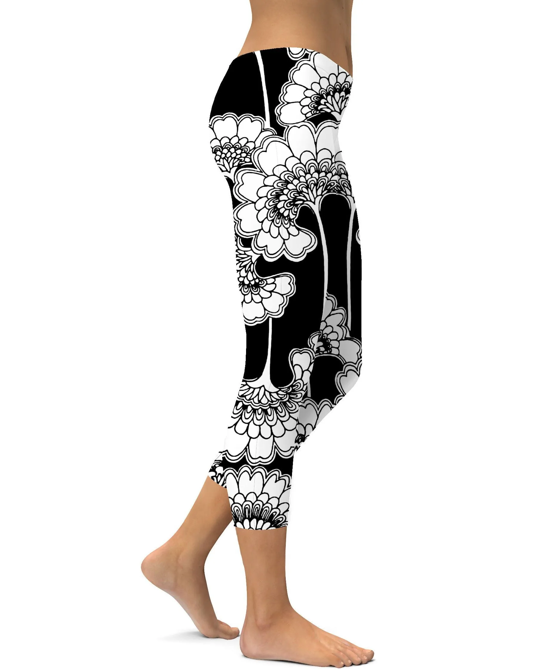 Japanese Floral Capris