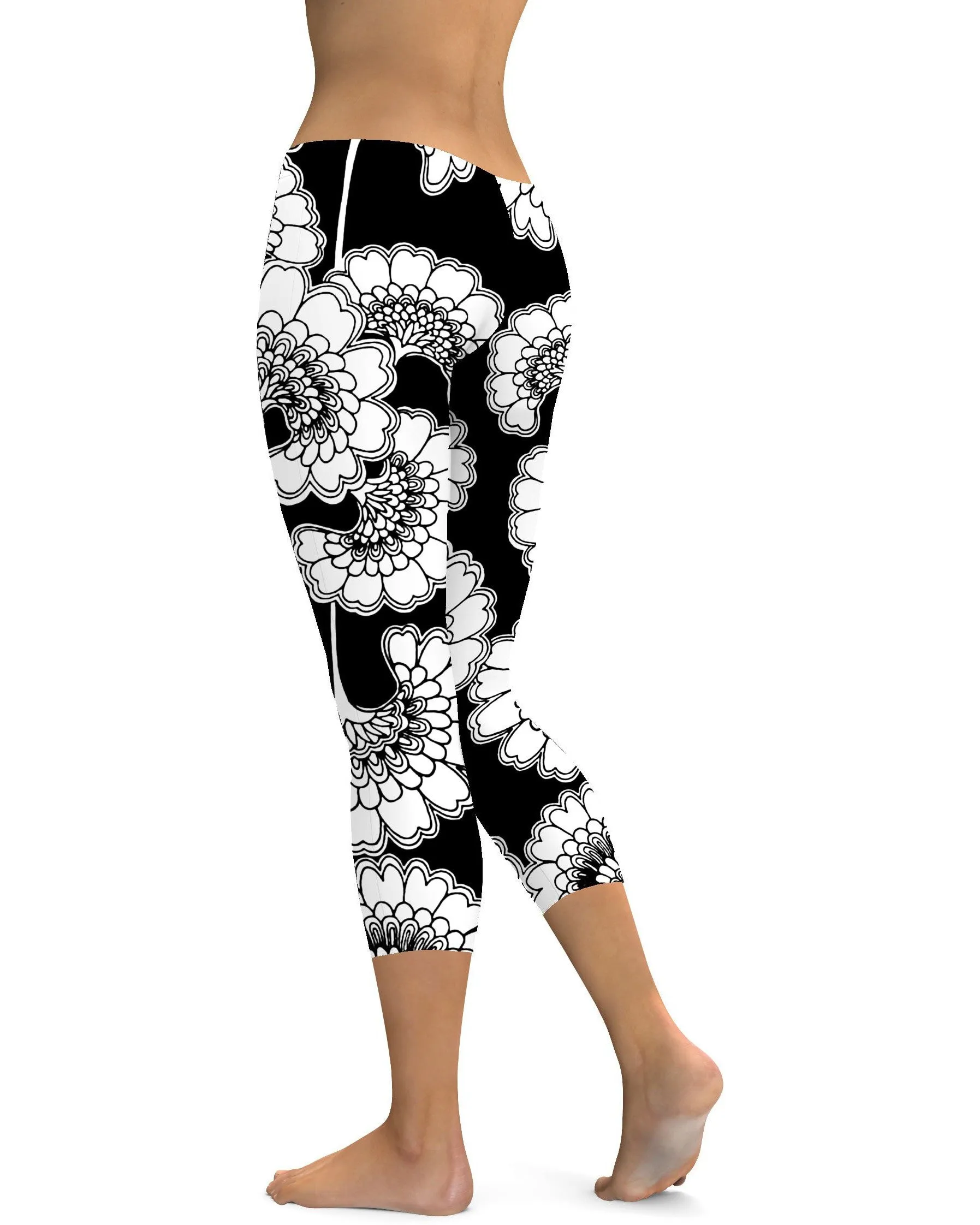 Japanese Floral Capris