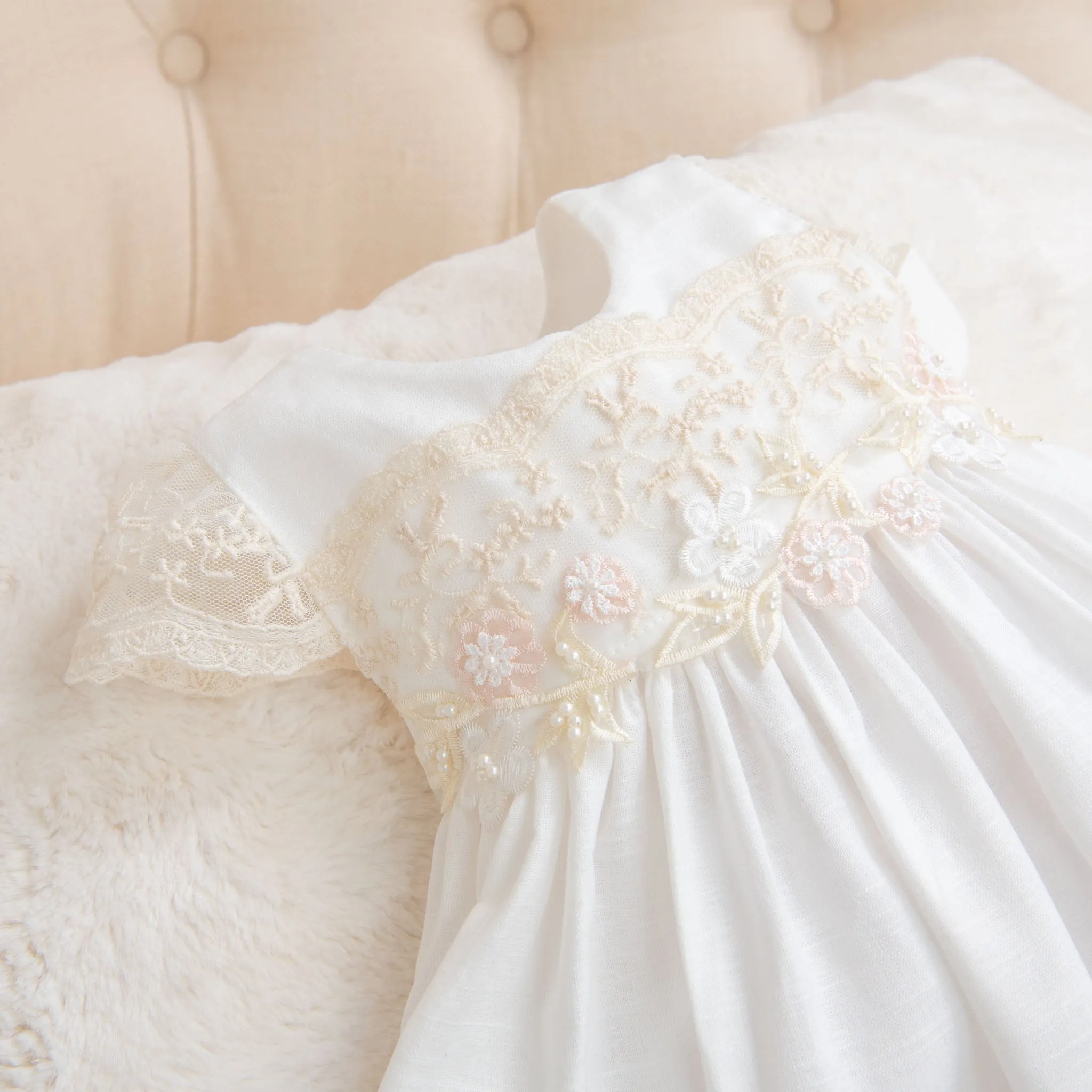 Jessica Linen Gown & Headband