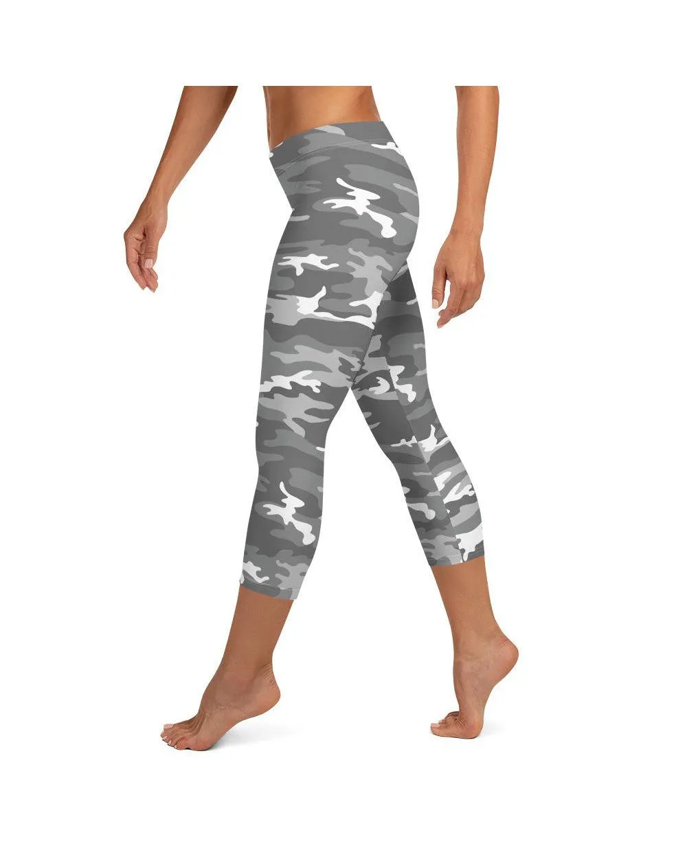 Light Grey Camo Capris