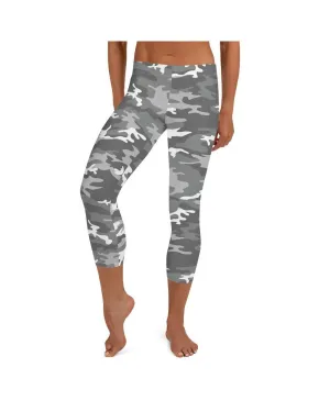 Light Grey Camo Capris