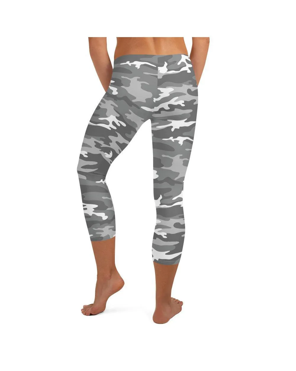 Light Grey Camo Capris