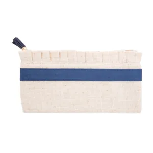 Linen Perfect Pouch -- Navy