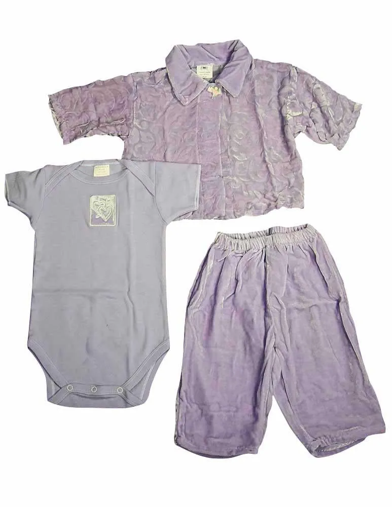 Little Giraffe - Baby Girls, 3-Piece Pant Set