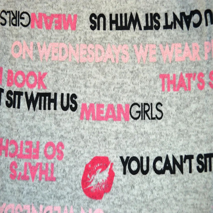 Mean Girls Movie Phrases Jogger Style Lounge Pants