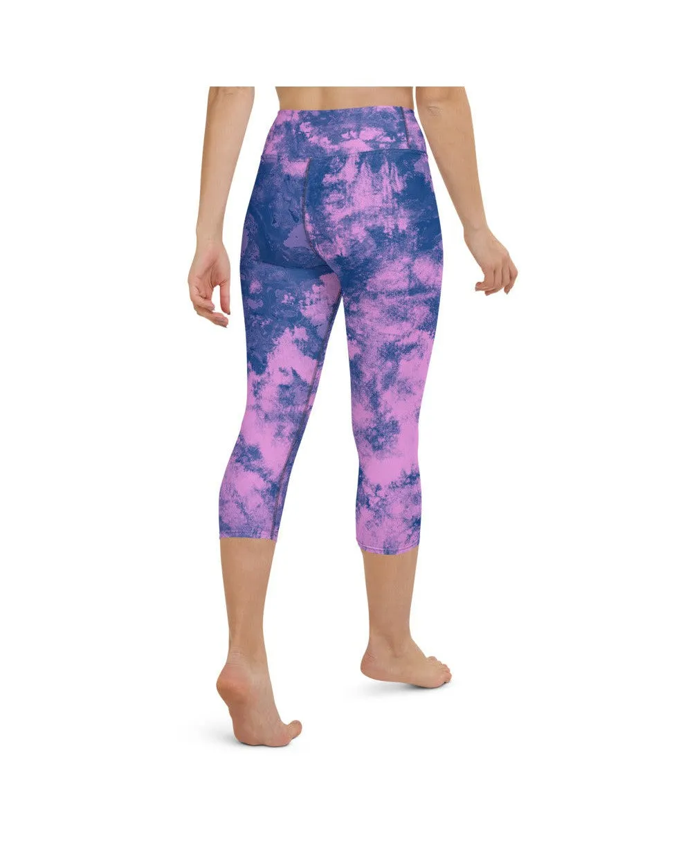 Navy Glaze Yoga Capris