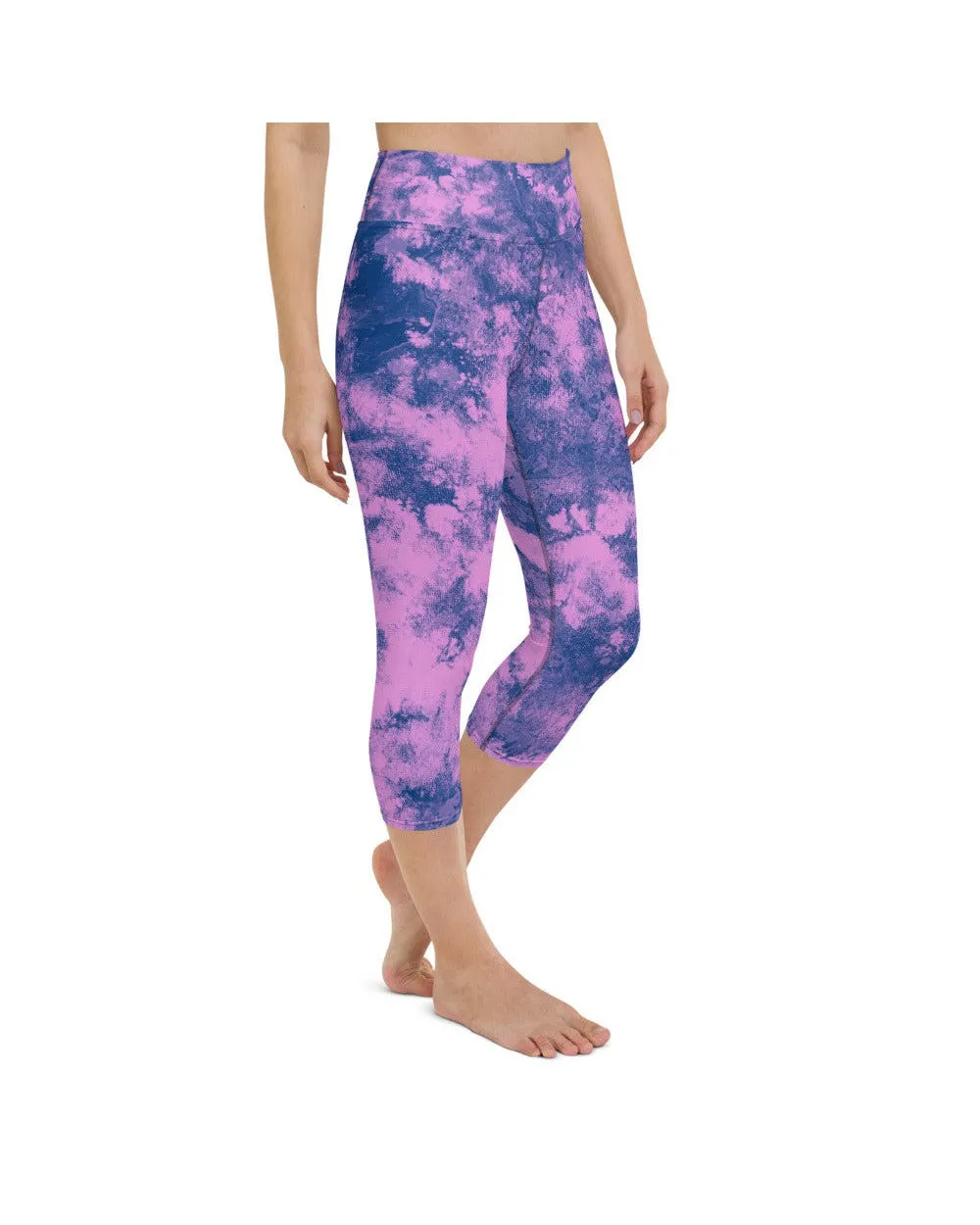 Navy Glaze Yoga Capris