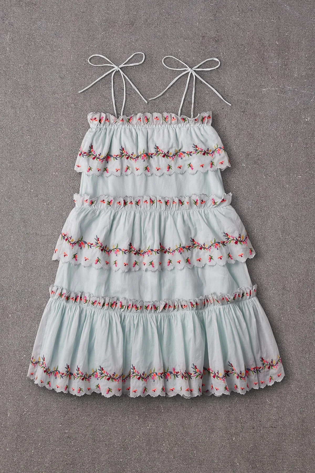 Nellystella Luna Girls Dress - Mint (Size 3 left)