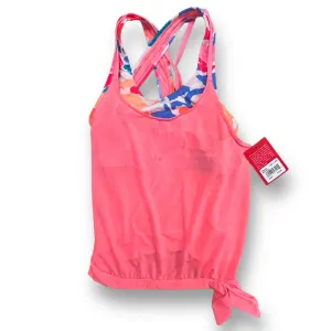 NEW! Girls Zero Xposur Size 14/16 Hot Pink Layered Athletic Tank