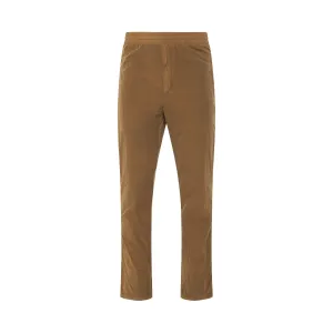 Nylon Garment Dyed Jogger Pants in Beige