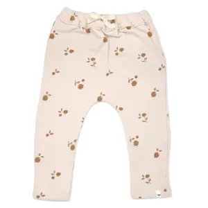 oh baby! Brooklyn Jogger Pants - Mini Daisies with Leaves Print - Shell