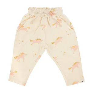 oh baby! Pocket Jogger - Unicorn Print - Vanilla