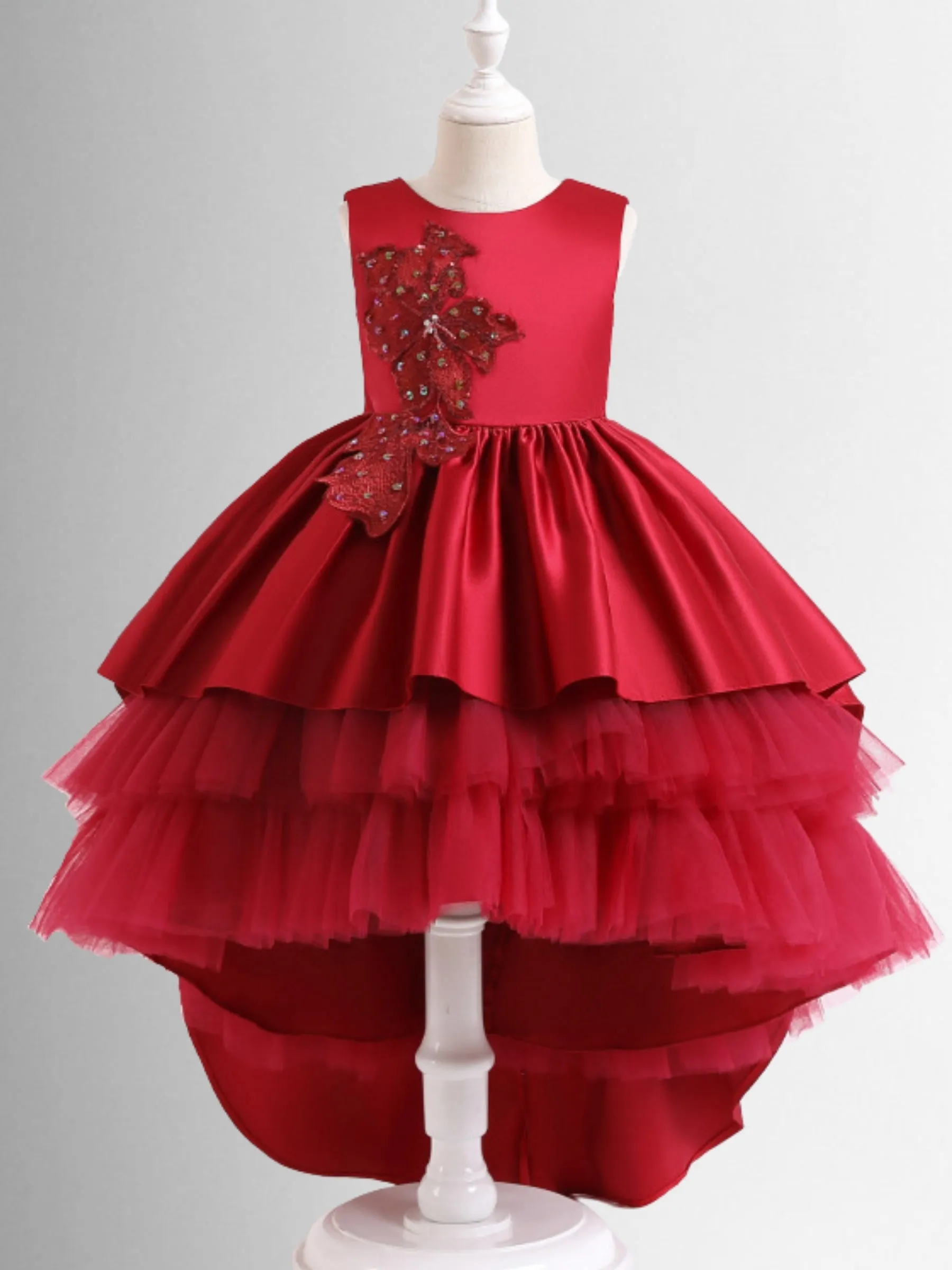 Ready to Twirl Hi-Lo Layered Holiday Dress