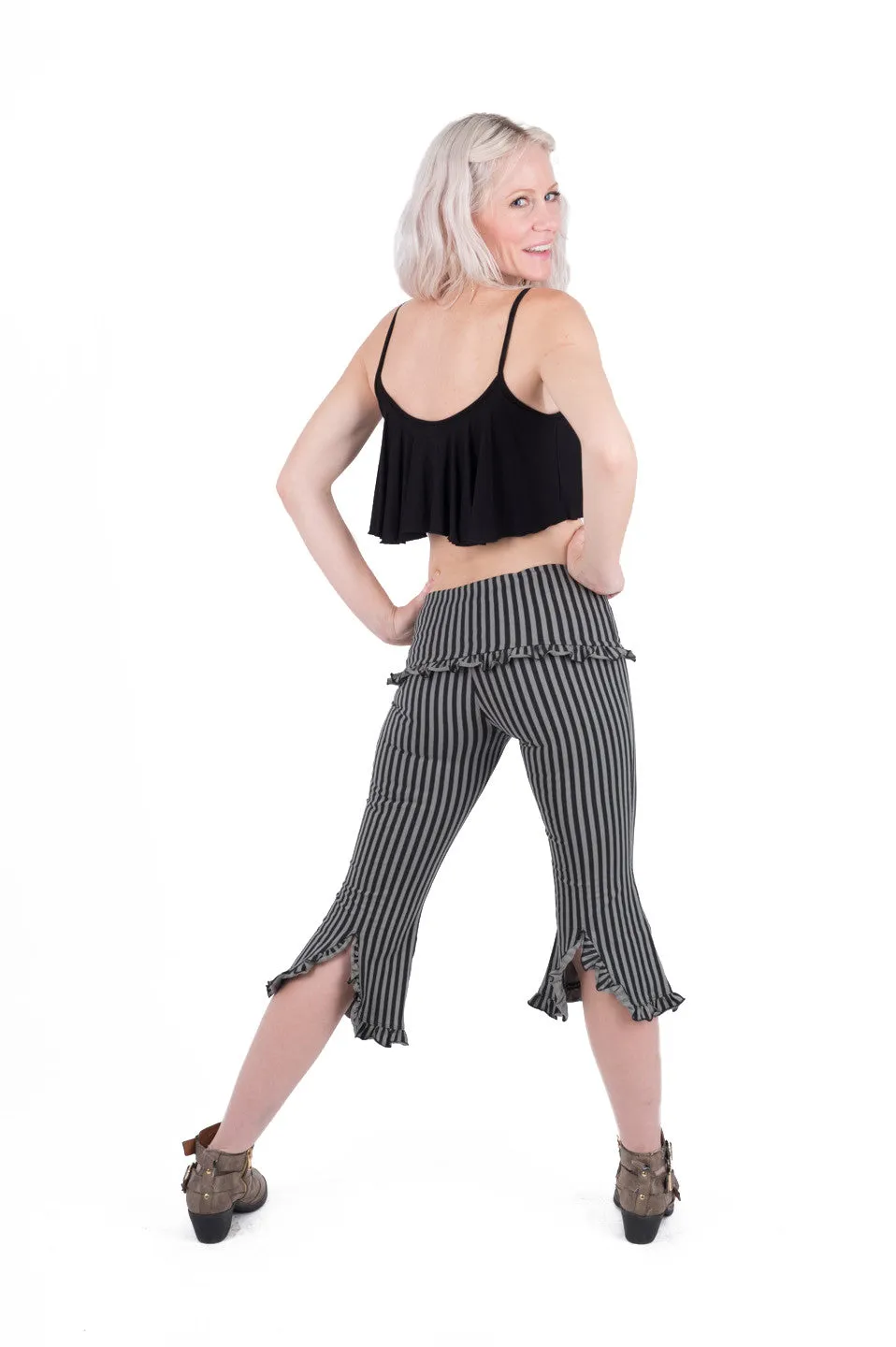 Ruffle Capri Stripe