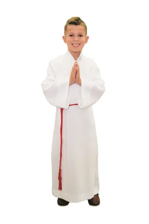 SL557 Altar Server Front Wrap Cassock Alb