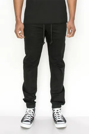 Slant Pocket Joggers (Black)